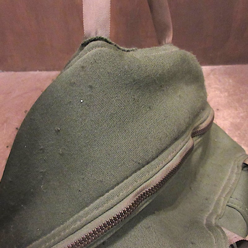 ビンテージ60's○U.S.NAVYヘルメットバッグ○250901n7-bag-hnd海軍ミリ
