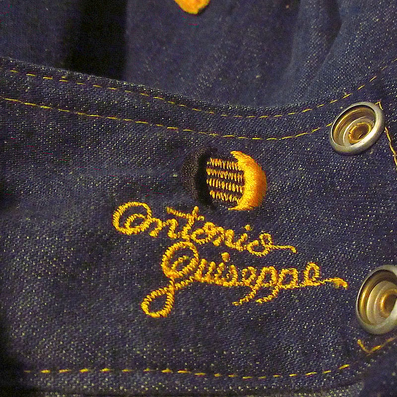 ビンテージ70's○Antonio Guiseppeバンビ刺繍入りデニム