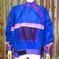 ビンテージ●Stohlquistマルチカラーナイロンカヤックジャケットsize M●250510k1-m-jk-nylアウトドアプルオーバー防水パドリング