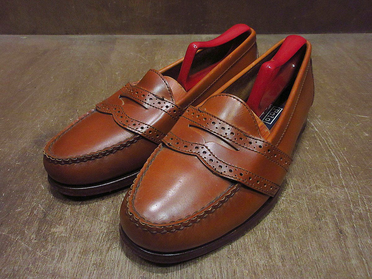 Ralph Lauren コインローファー　vintage ポロ ラルフローレン POLO Ralph Lauren 2トーン コイン(ペニー