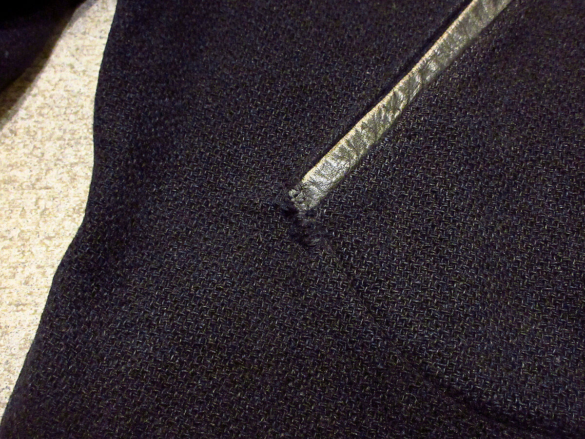 ビンテージ30's○MONTGOMERY WARD ウールスポーツジャケット黒○210326s