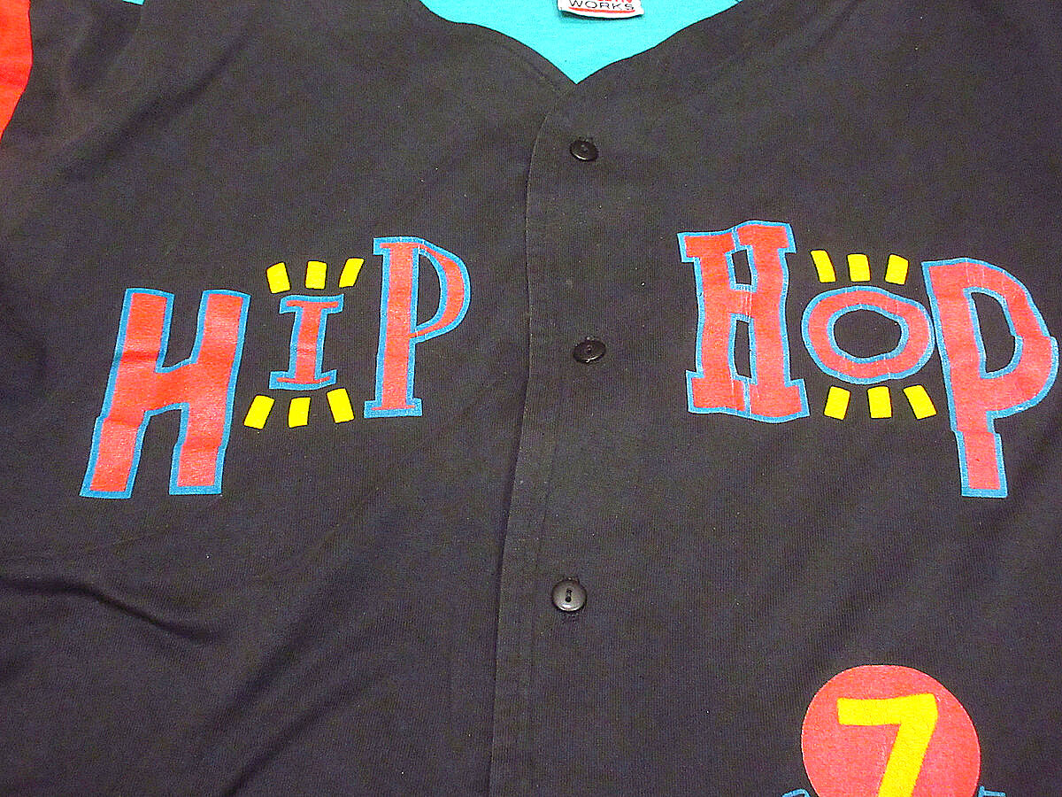 90s HIPHOP ベースボールシャツ ビッグロゴ刺繍 ジャージ 90s HIPHOP ベースボールシャツ ビッグロゴ刺繍 ジャージ - メルカリ