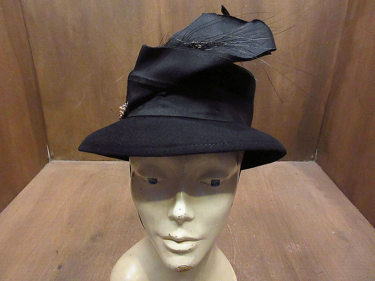 ヴィンテージ☆MERRIMAC HAT CORP.フェルトハット
