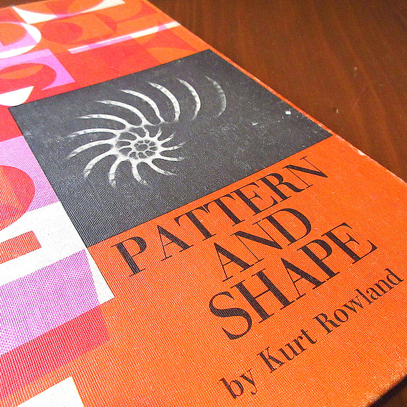 PATTERN AND SHAPE by Kurt Rowlandアートブック○250616k