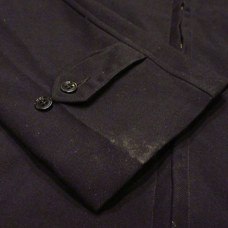 ビンテージ40's○U.S.NAVY?ウールスポーツジャケット黒 ビンテージ40's○U.S.NAVY?ウールスポーツジャケット黒