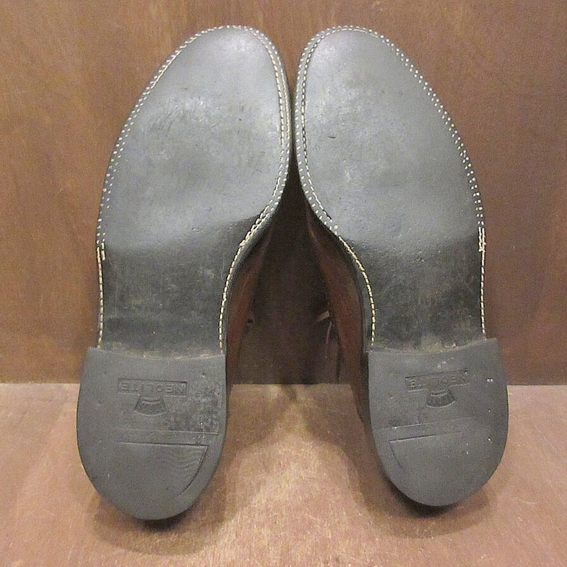 ビンテージ70's○ウイングチップシューズ茶○230905j1-m-dshs-27cm古着