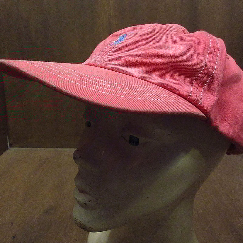 希少 90s ポロラルフローレン バイカラー ツートン ロゴ 6パネル キャップ 90s Ralph Lauren POLO SPORT ポロスポ 星条旗 ツートン 6パネル