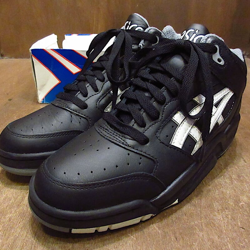 ビンテージ80's90's○DEADSTOCK asics GEL-SHOOTER LO黒9○