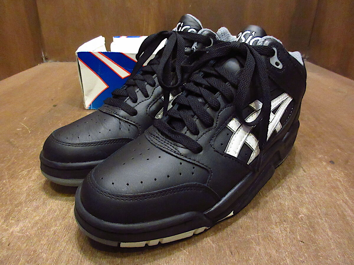 ビンテージ80's90's○DEADSTOCK asics GEL-SHOOTER LO黒9○
