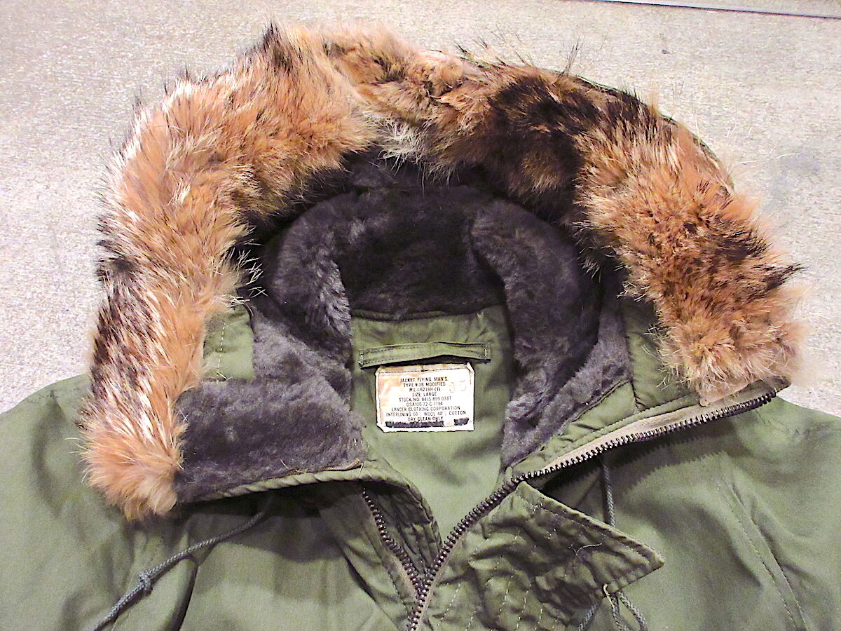 ビンテージ70's○USAF N-3B MODIFIEDフライトジャケットsize L ビンテージ70's○USAF N-3B MODIFIEDフライトジャケットsize L
