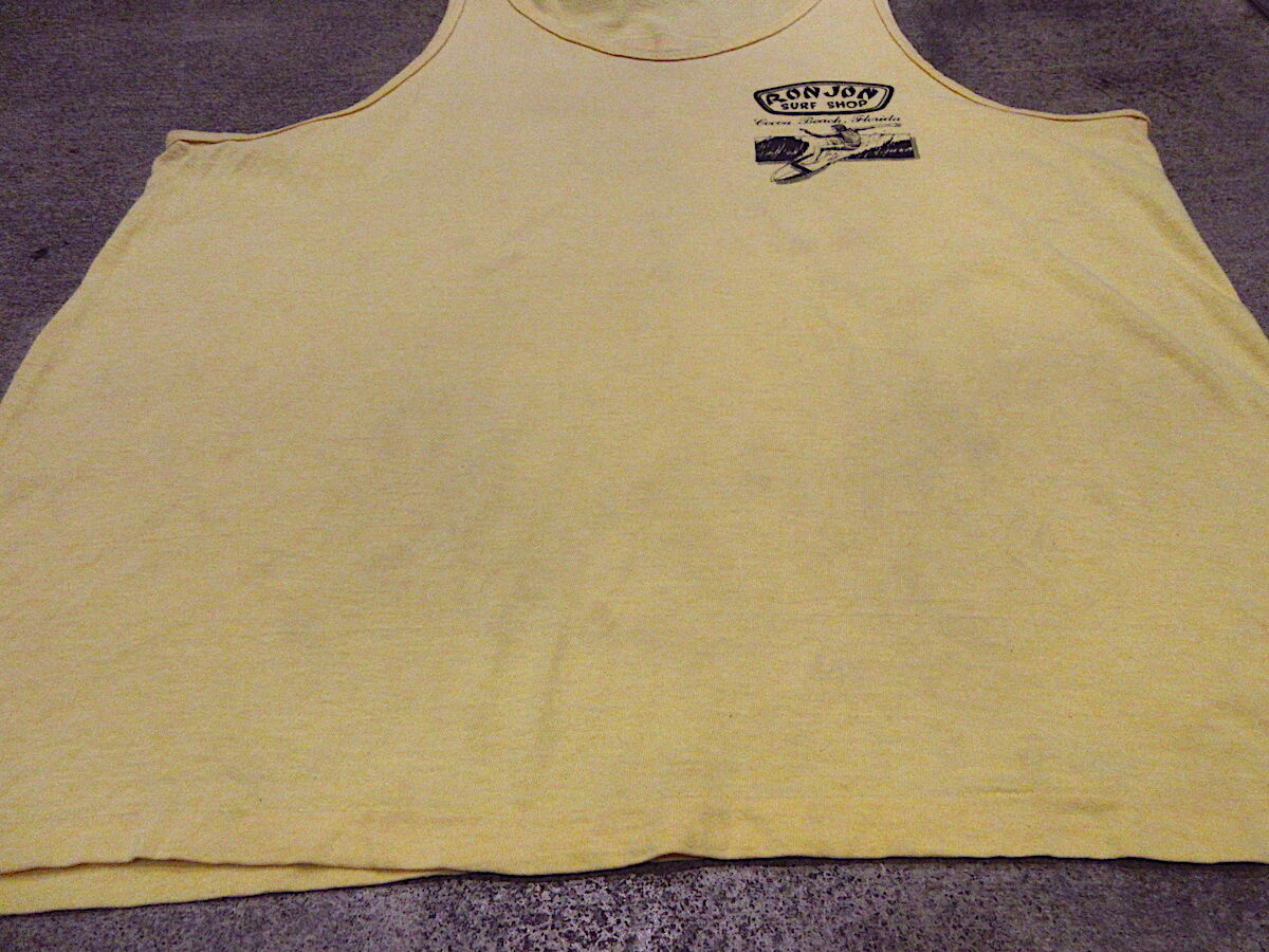 RON JON / Vintage タンクトップ ビンテージ80's○RON JON SURF SHOP