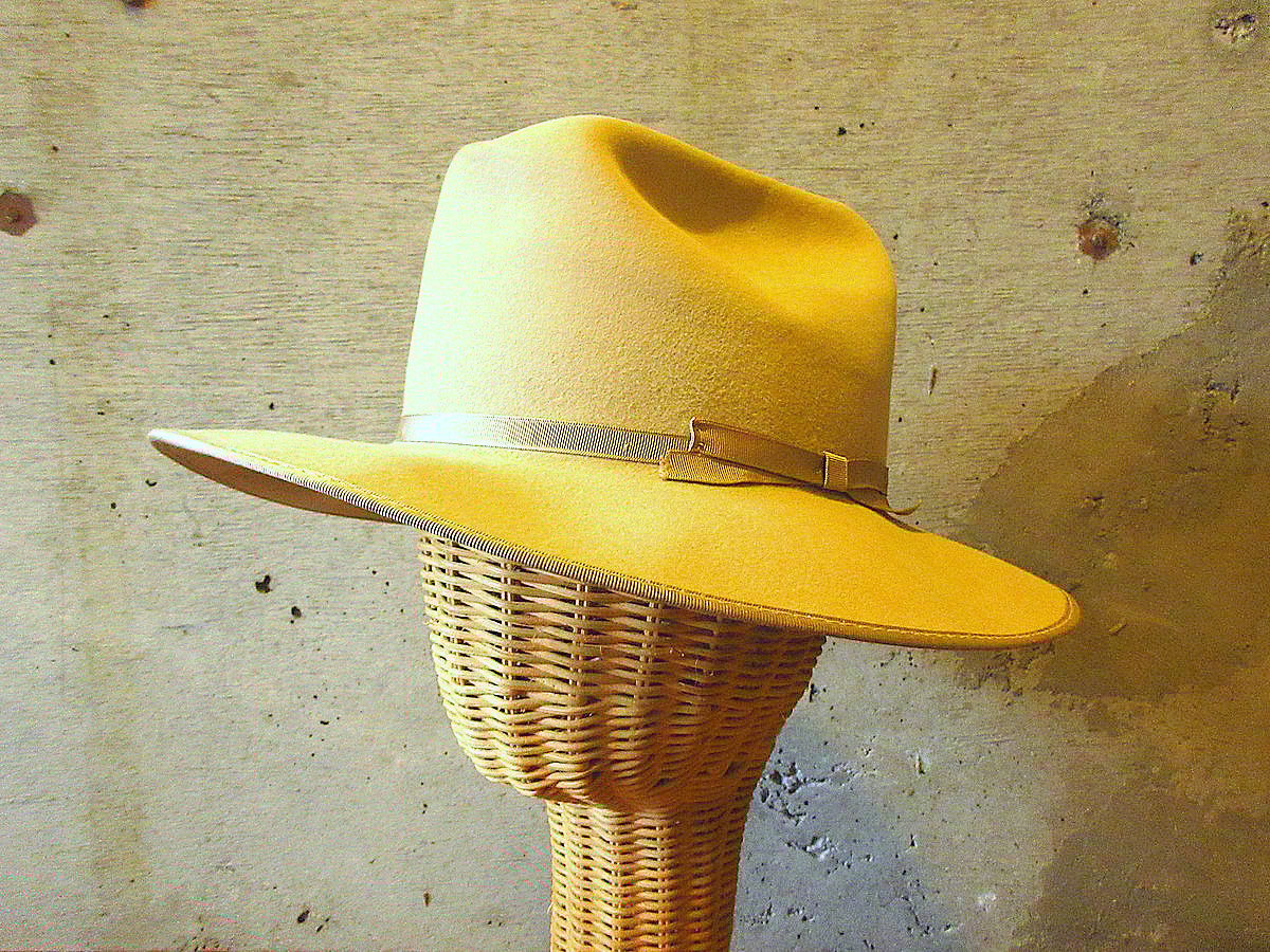 ビンテージ-70's○DEADSTOCK箱付きSTETSON OPEN ROADフェドラハット