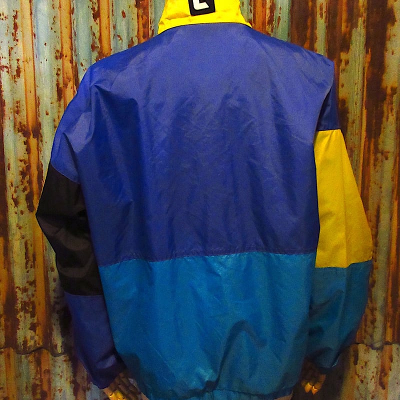 ビンテージ80's90's○LOOKOUT5クレイジーパターンナイロンジャケット