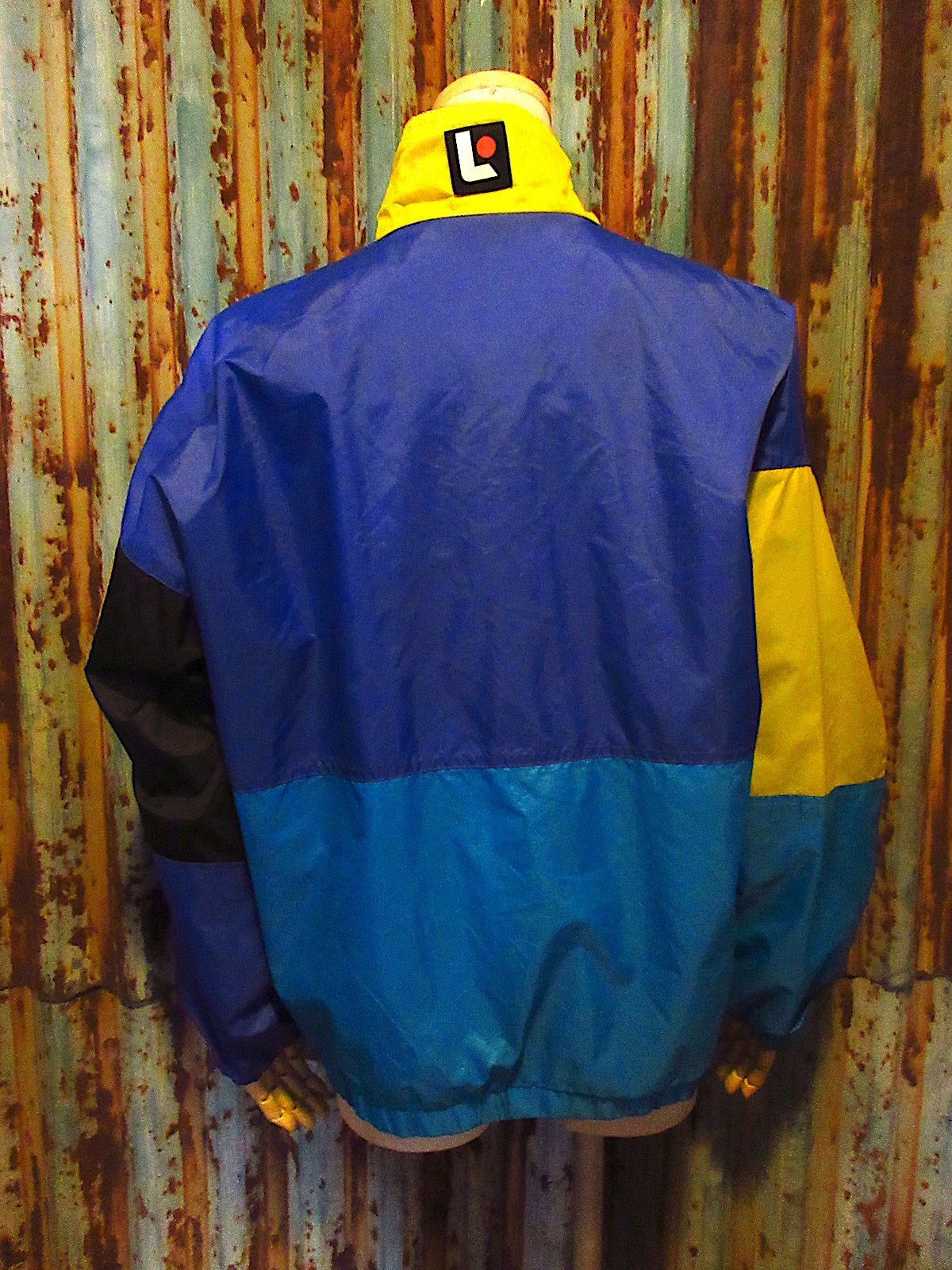 90sBRECKENRIDGEクレイジーパターンナイロンジャケットMサイズ 