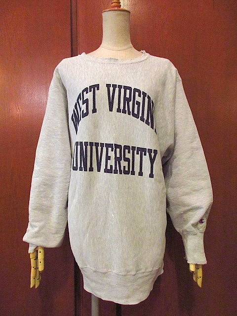 CHAMPION West Virginia Mountaineers リバースウィーブ ビンテージ90's○ChampionリバースウィーブWEST VIRGINIA UNIVERS