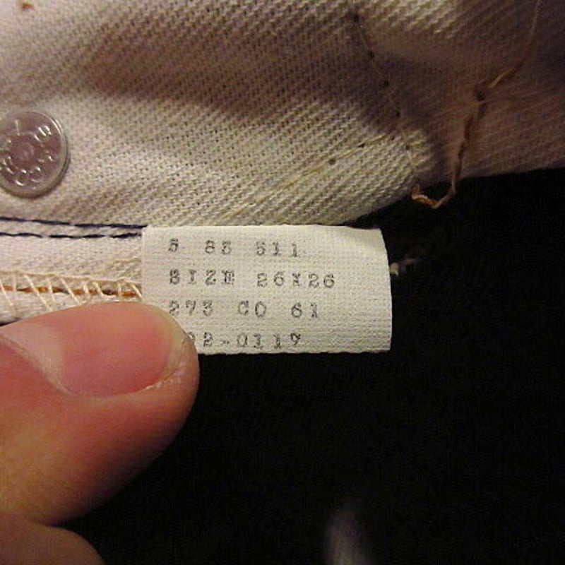 Levi’s ヴィンテージ　ベビーデニム　302 ビンテージ80's○DEADSTOCK Levi's 302-0117 W26 L26○201