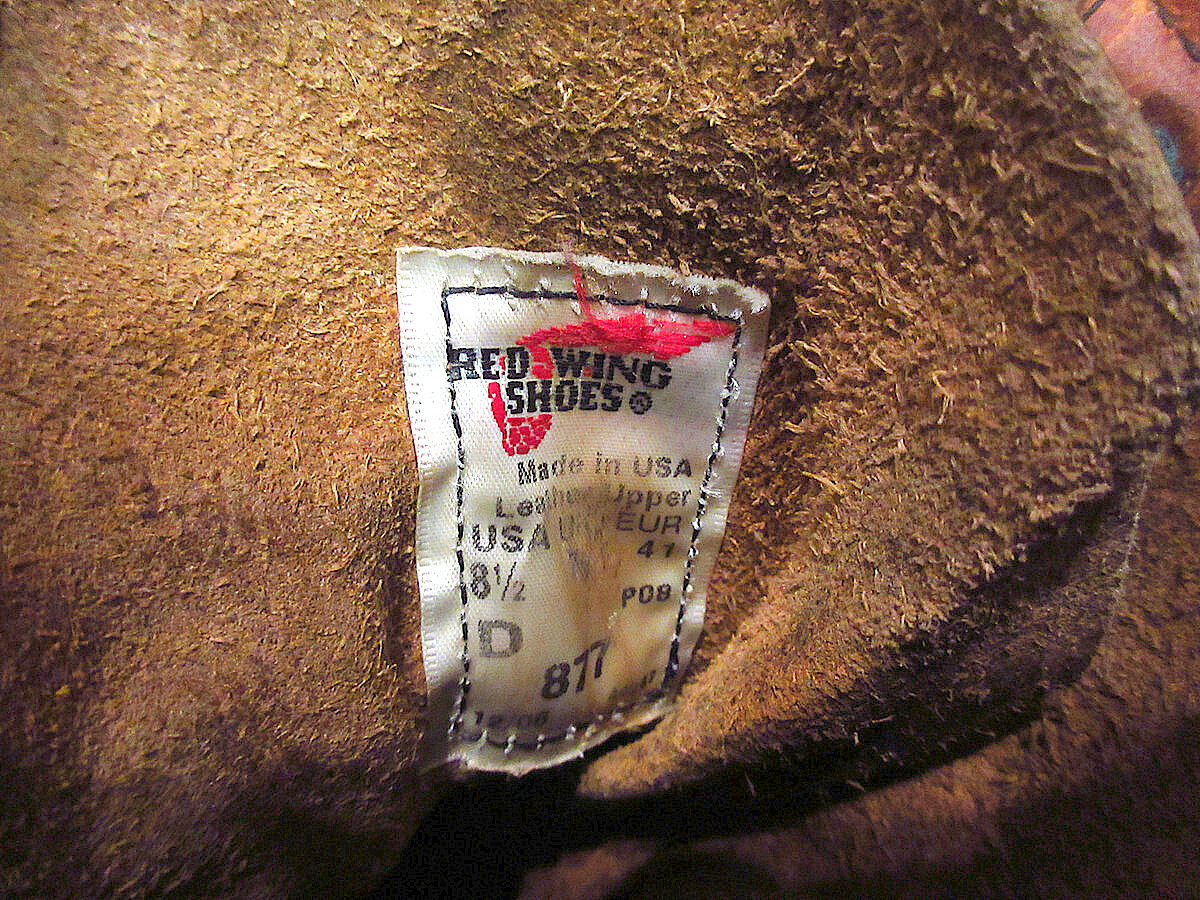 ビンテージ○RED WING 877刺繍羽根タグアイリッシュセッター