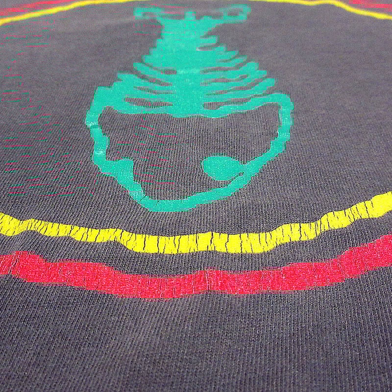 ビンテージ90's○FISHBONE両面プリントTシャツ黒size XL