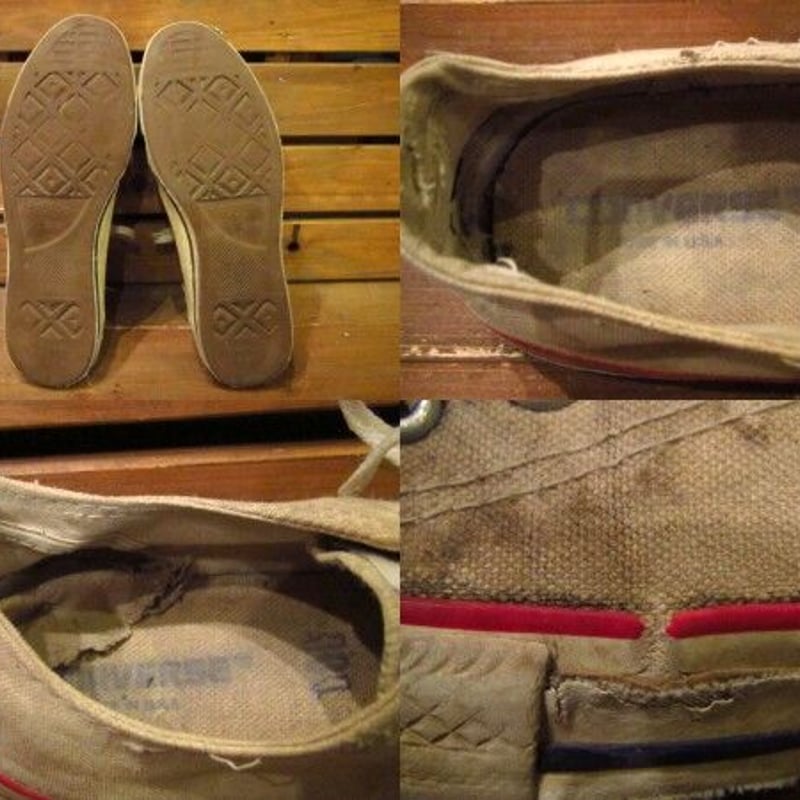 ビンテージ○MADE IN U.S.A. CONVERSEオールスター白11○210616s1