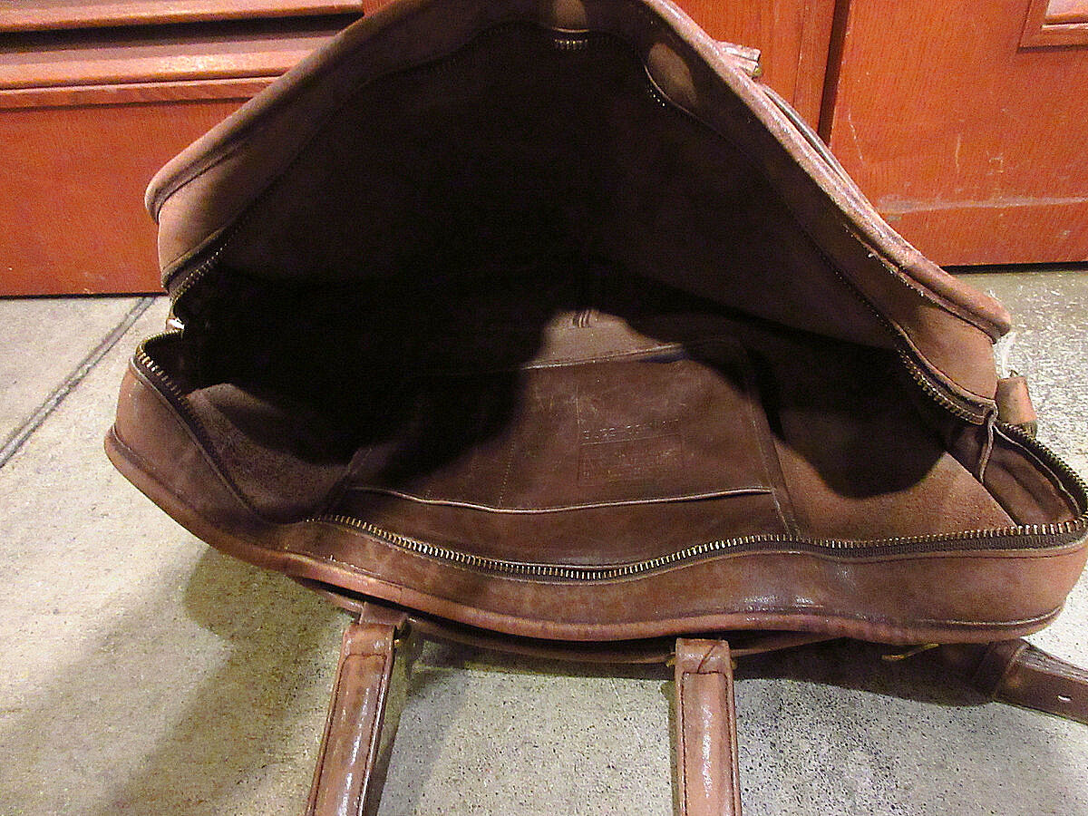 ビンテージ○オールドコーチ2WAYレザーブリーフケース○221207j4