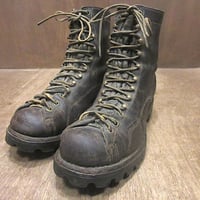 ビンテージ40’s50’s●Dannerレザーモンキーブーツ●260522z1-m-bt-225cmダナーワークブーツ革靴メンズ