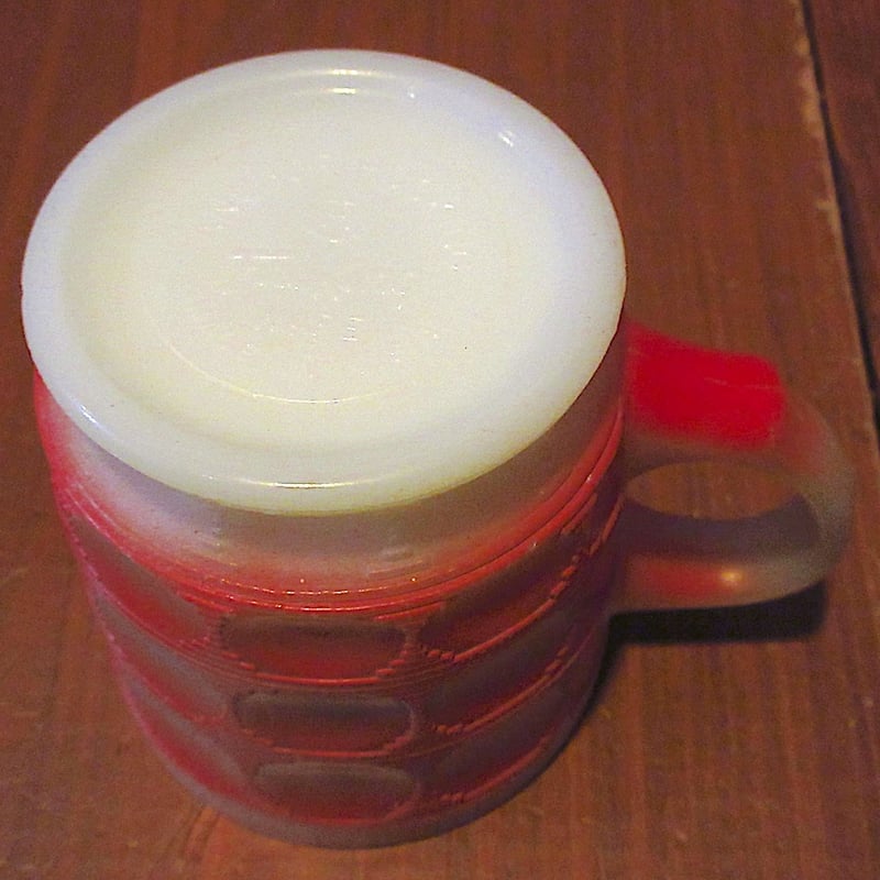 ビンテージ○Fire Kingキャメロットマグ○260202z6-frk