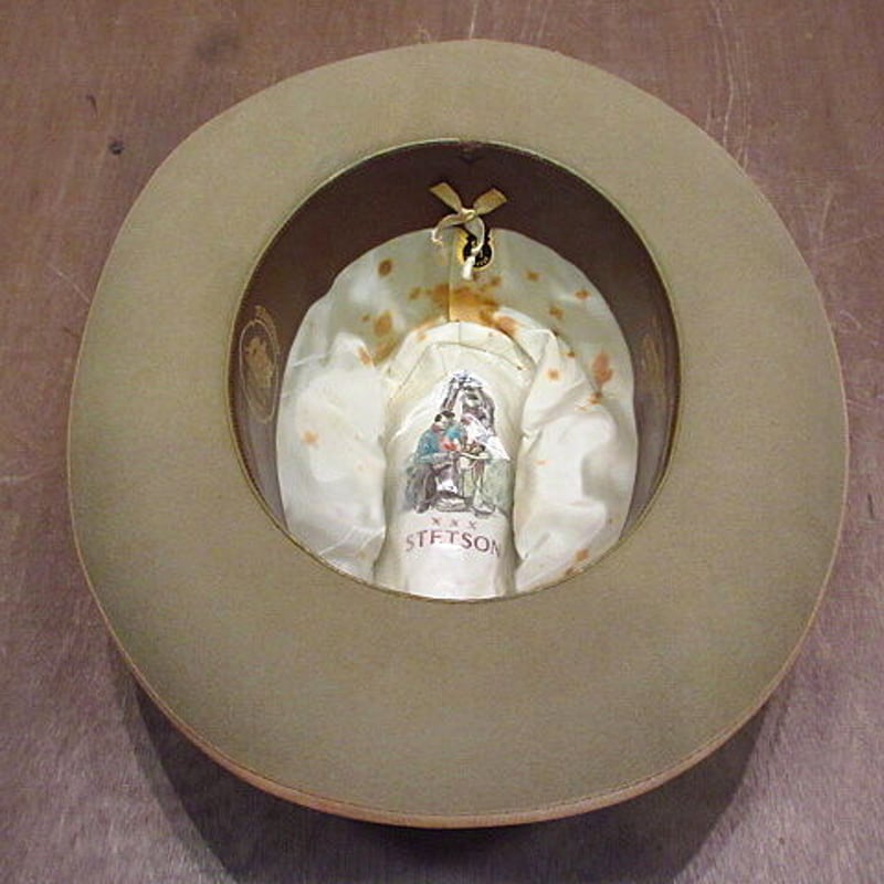 ビンテージ50's○箱付きSTETSON ”OPEN ROAD”フェドラハット7 1/8○21