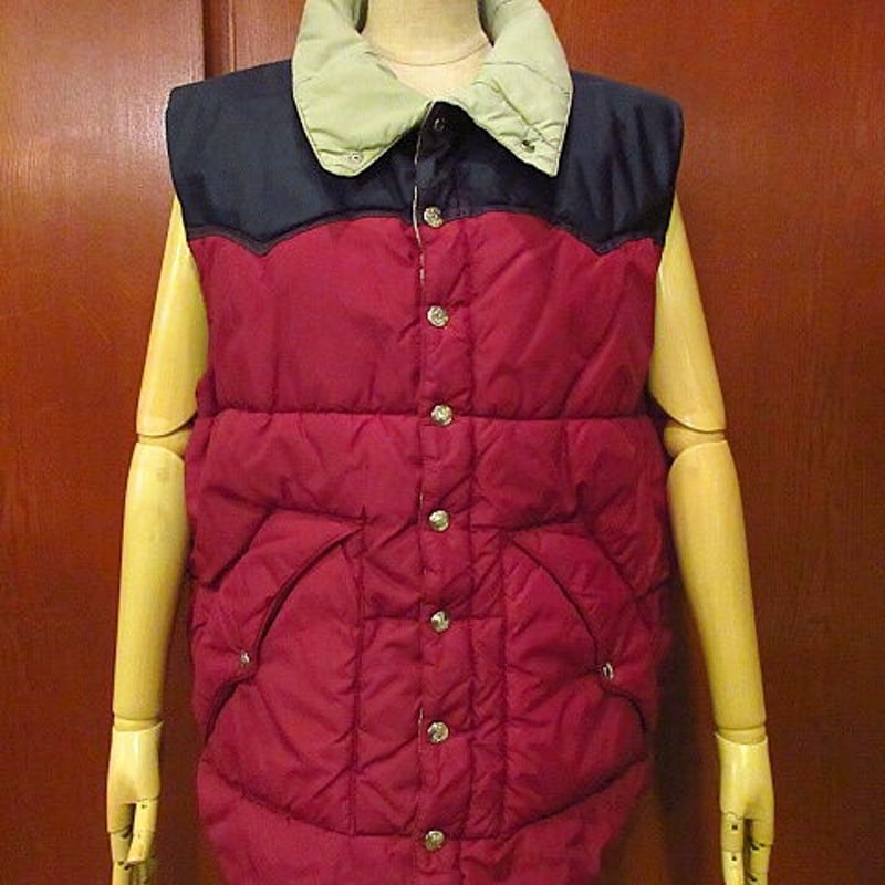 80s カナダ製 Powderhorn Mountaineeringダウンベスト 80年代 ビンテージ Powderhorn Mountaineering パウダーホーン