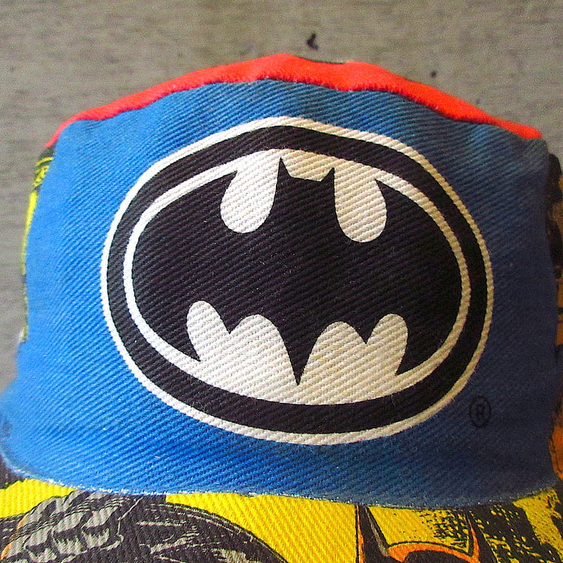 ビンテージ90's○BATMANペインターキャップ○240705k6-m-cp-ot 1990