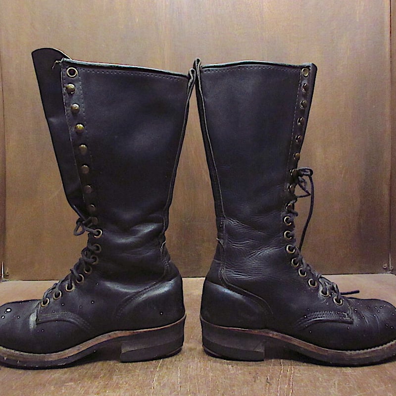ビンテージ-70's○ロガーブーツsize 8E？○221206k7-m-bt-26cm -1