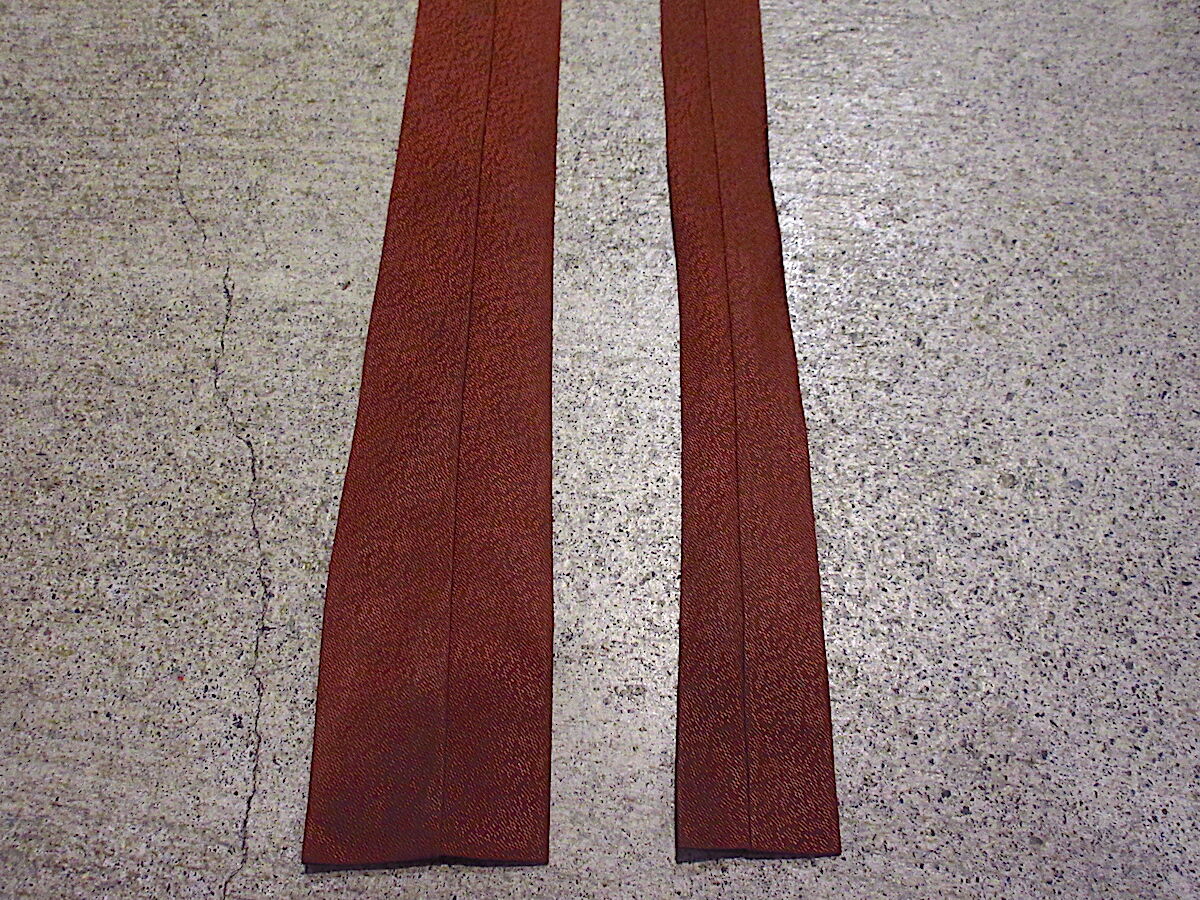 ビンテージ50's○模様入りスクエアタイ茶○231024c10-nct 1950s