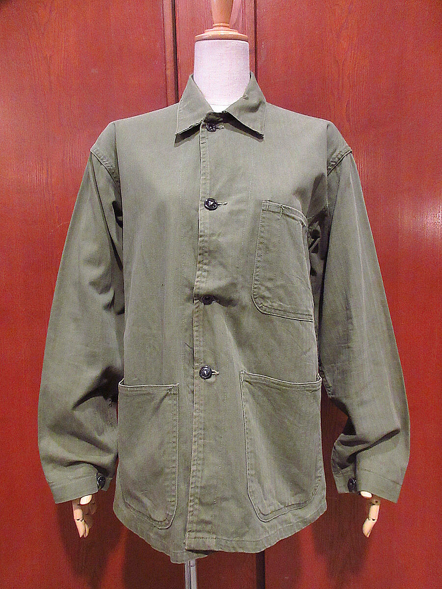 ビンテージ40's○U.S.NAVY N-3 NXSX HBTカバーオール34○220608i