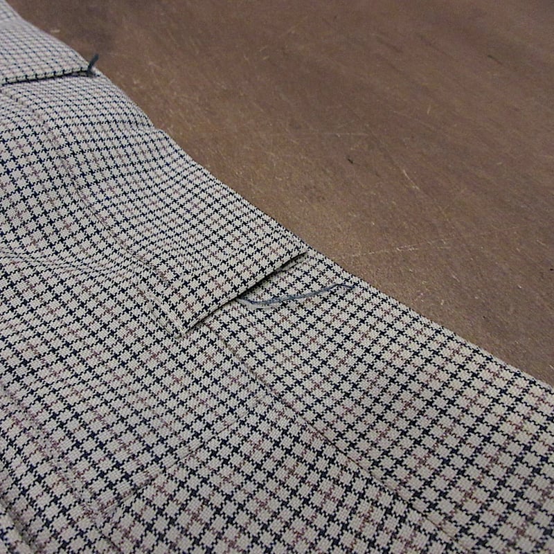 ビンテージ70's○HAGGARチェックストレートスラックス実寸W88cm