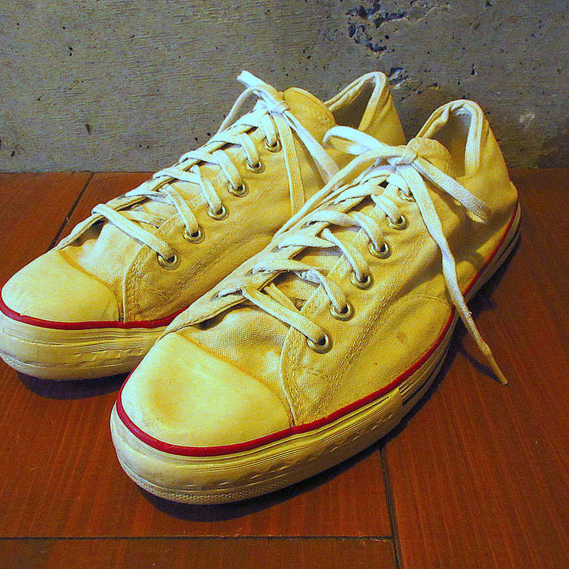 ビンテージ60's70's○CONVERSE COACHキャンバススニーカーsize 12○2...