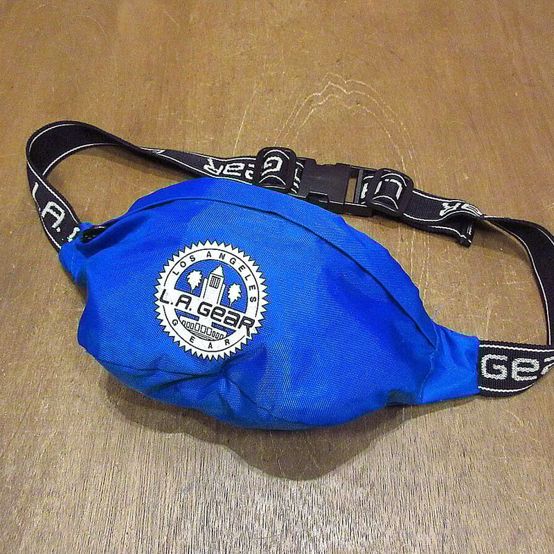 ビンテージ90's○L.A.GEARナイロンファニーパック○211001s5-bag