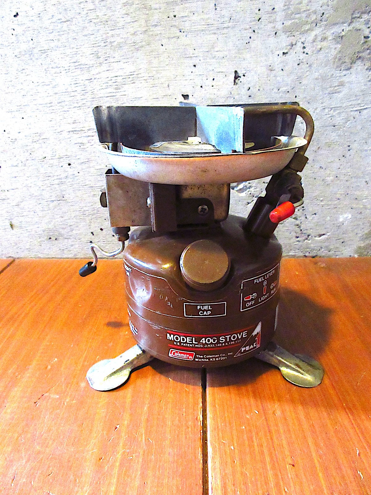 ビンテージ80's○Coleman PEAK 1 MODEL 400 STOVEシングルバーナ