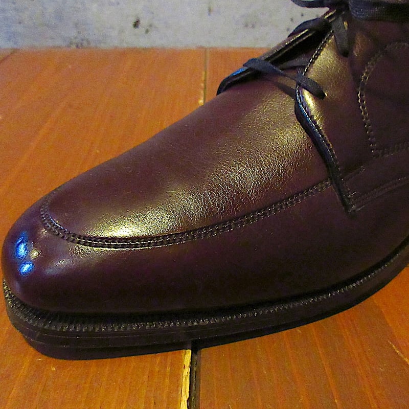 ビンテージ80's○DEADSTOCK FLORSHEIMレザーUチップシューズsize 9D