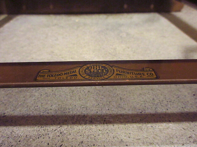 ビンテージ40's○THE TOLEDO METAL FURNITURE CO. UHL ST