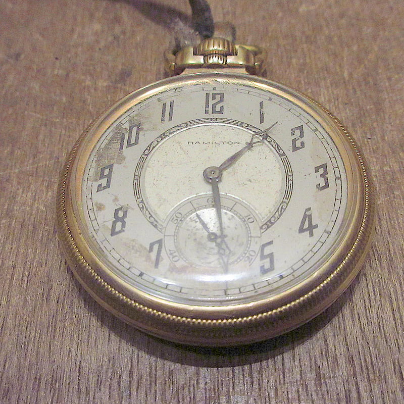 ハミルトン懐中時計アンティークビンテージ