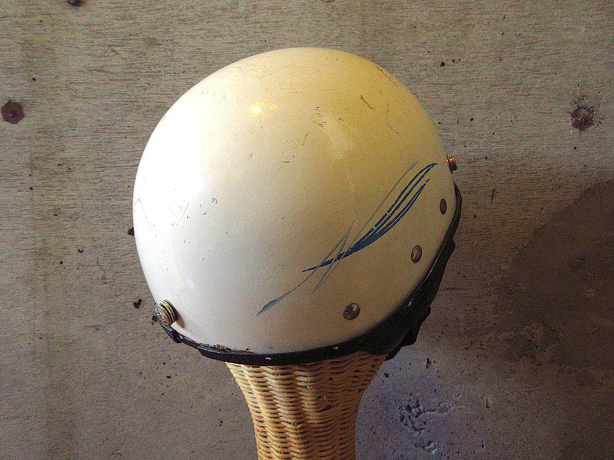 ビンテージ60's○Buco BANTAM？ハーフヘルメット白○240308k7-hlmt 1
