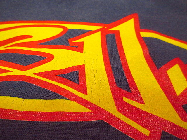 ビンテージ○311プリントTシャツ紺L○200809n6-m-tsh-bn スリー