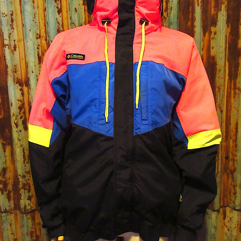 ビンテージ80's90's○Columbia Wizbangライナー付きナイロンジャケット