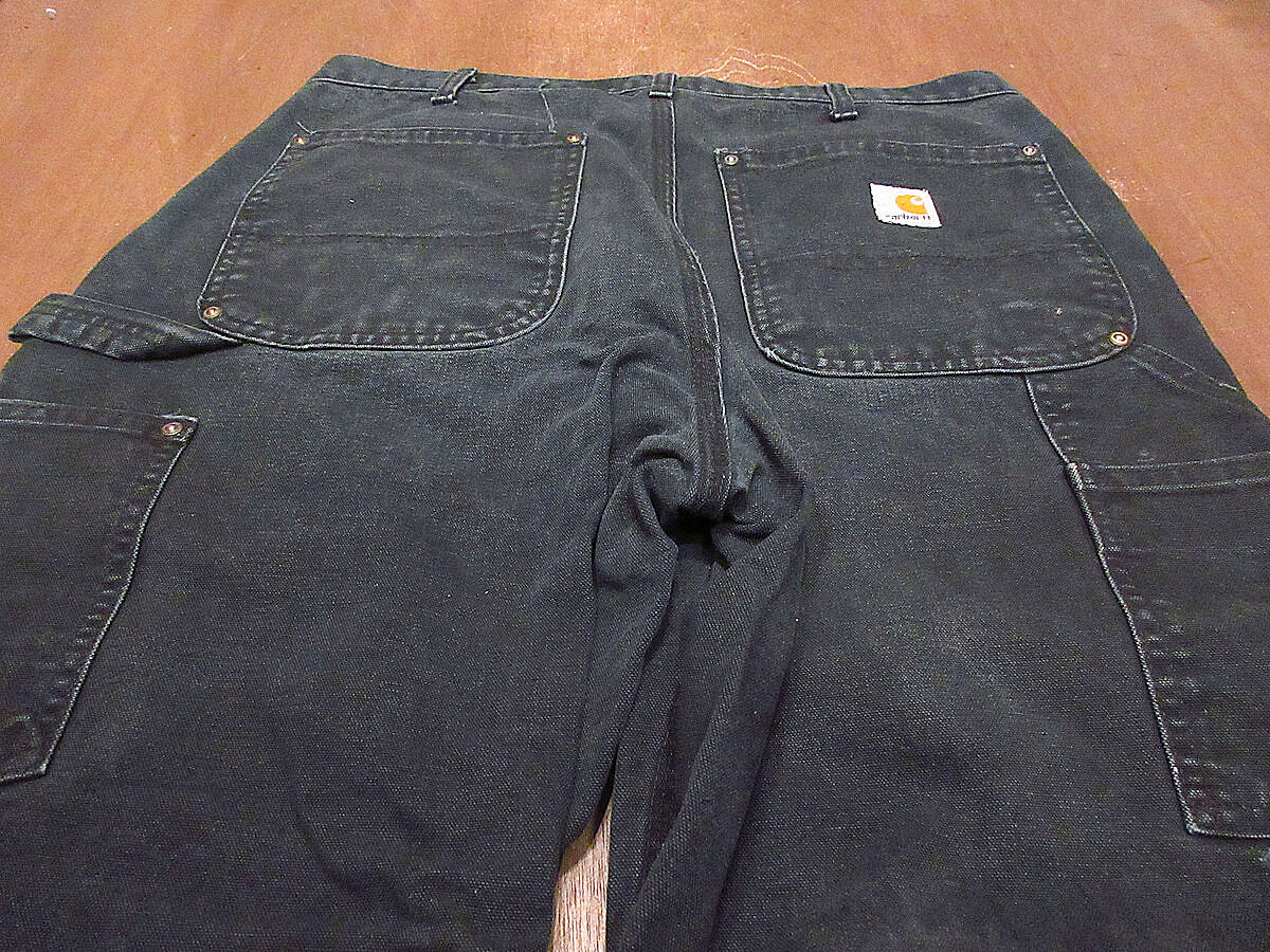 Carharttダブルニーダックペインターパンツ黒表記W34L32