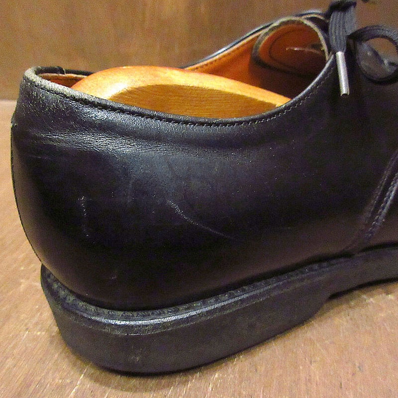 ビンテージ80's○RED WINGプリント羽根タグポストマンシューズ黒 ビンテージ80's○RED WINGプリント羽根タグポストマンシューズ黒