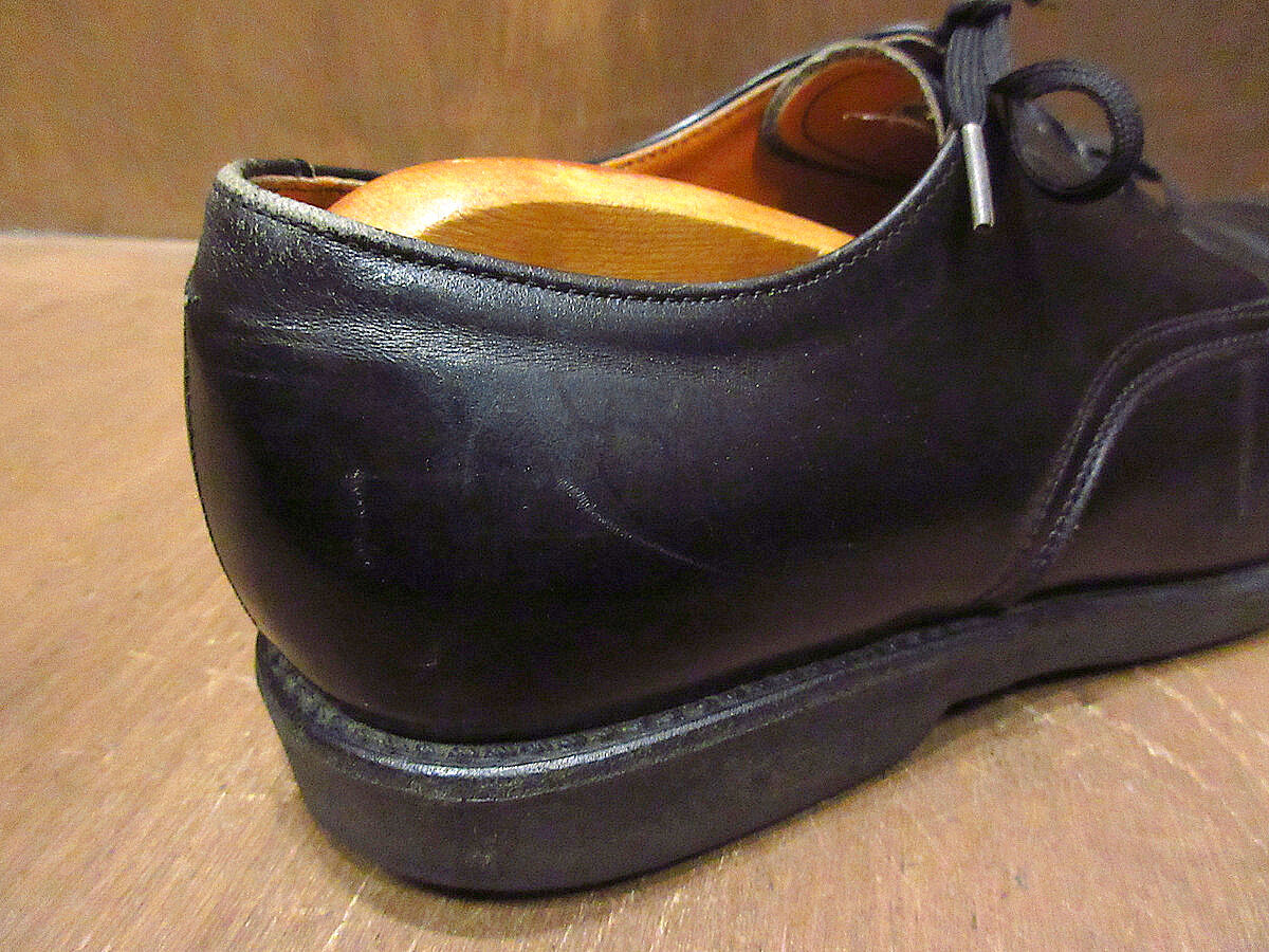 ビンテージ80's○RED WINGプリント羽根タグポストマンシューズ黒 ビンテージ80's○RED WINGプリント羽根タグポストマンシューズ黒