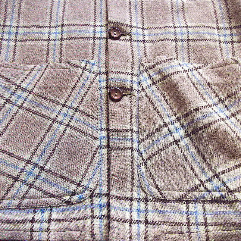 50s jackmans ナッソージャケット ギャバジン×ウール ブラウン レア CLJ-035＊1950s スタイルナッソージャケット 
