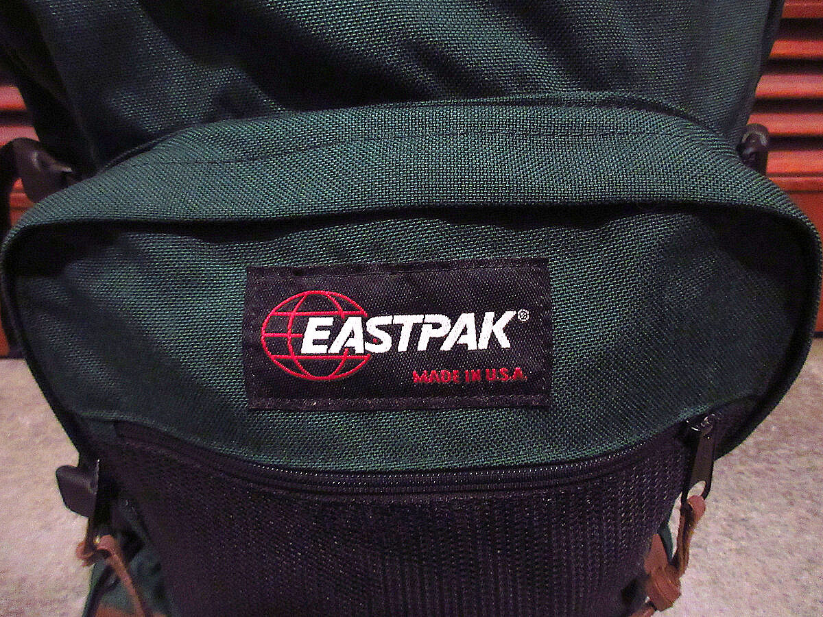 MADE IN U.S.A. EASTPAKボトムレザーバックパック深緑○210717s8-b