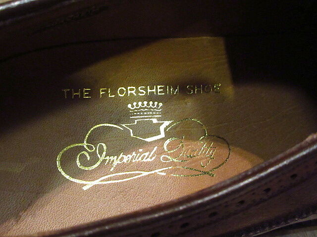 ビンテージ70's○DEADSTOCK FLORSHEIM IMPERIALウィングチップシュ