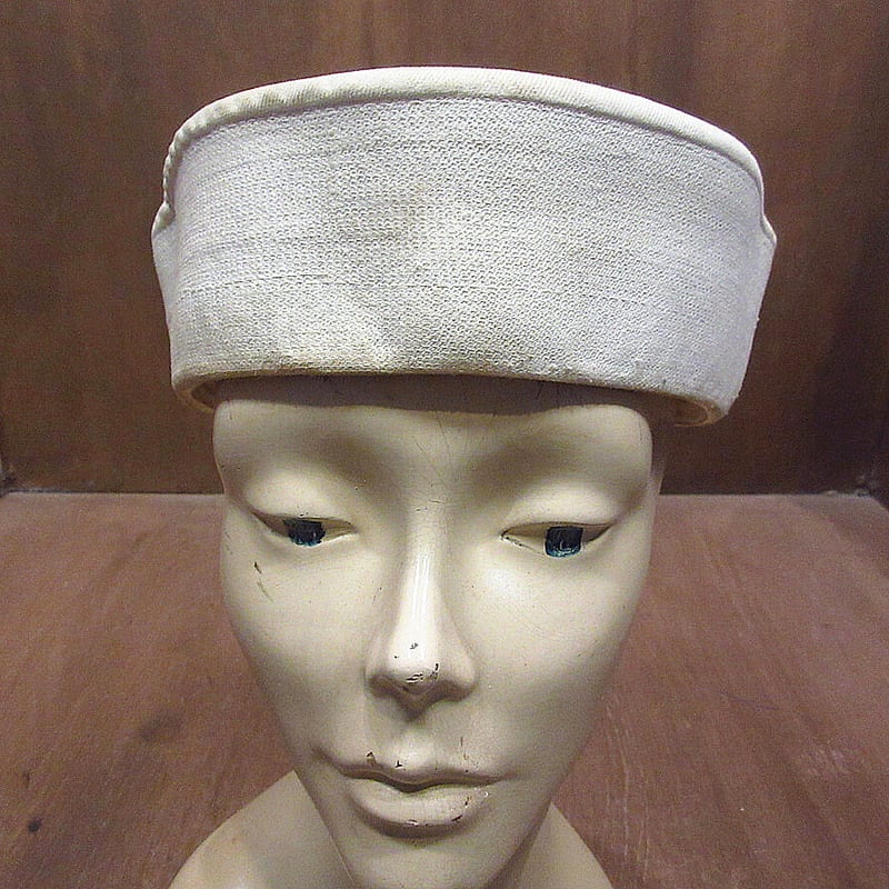 ビンテージ40's○U.S.NAVYセーラーハット7 3/8○210601n4-m-ht-ot