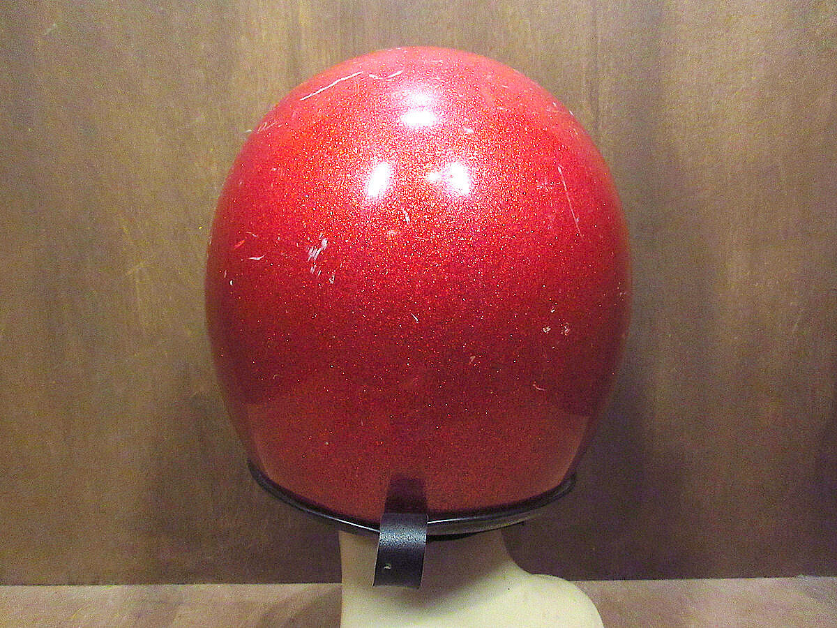 ビンテージ70's○SAFETECH PROジェットヘルメットメタリックレッド
